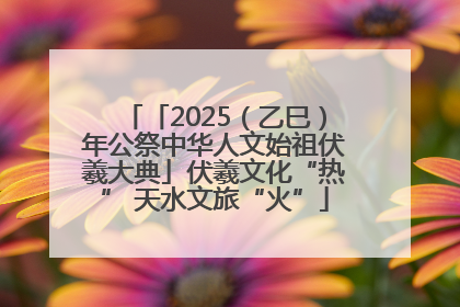 「2025（乙巳）年公祭中华人文始祖伏羲大典」伏羲文化“热” 天水文旅“火”