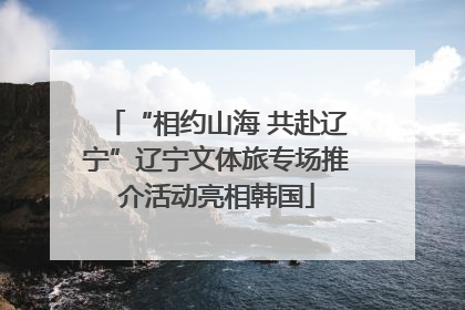 “相约山海 共赴辽宁”辽宁文体旅专场推介活动亮相韩国
