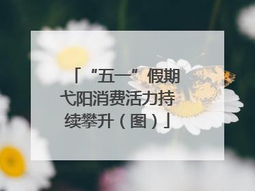 “五一”假期弋阳消费活力持续攀升（图）