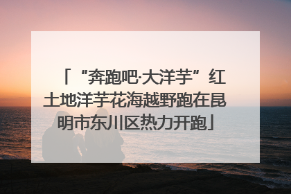 “奔跑吧·大洋芋”红土地洋芋花海越野跑在昆明市东川区热力开跑