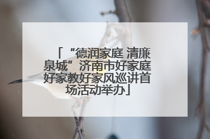 “德润家庭 清廉泉城”济南市好家庭好家教好家风巡讲首场活动举办