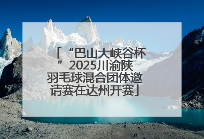 “巴山大峡谷杯”2025川渝陕羽毛球混合团体邀请赛在达州开赛