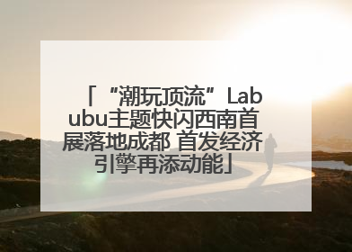 “潮玩顶流”Labubu主题快闪西南首展落地成都 首发经济引擎再添动能