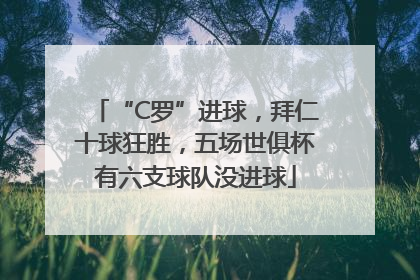 “C罗”进球，拜仁十球狂胜，五场世俱杯有六支球队没进球