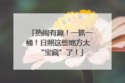 热闹有趣！一抓一桶！日照这些地方太“宝藏”了！