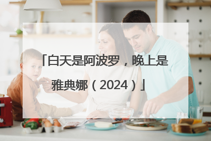白天是阿波罗，晚上是雅典娜（2024）