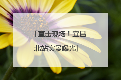 直击现场！宜昌北站实景曝光