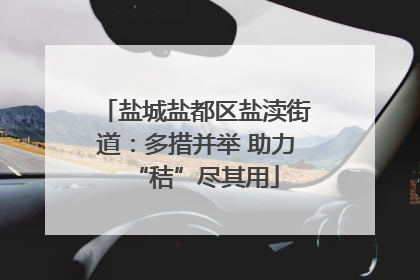 盐城盐都区盐渎街道：多措并举 助力“秸”尽其用