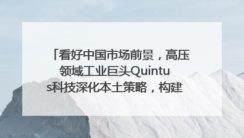 看好中国市场前景，高压领域工业巨头Quintus科技深化本土策略，构建全方位服务亚太区总部