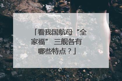 看我国航母“全家福” 三舰各有哪些特点？