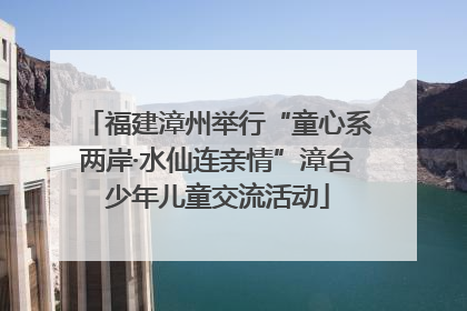 福建漳州举行“童心系两岸·水仙连亲情”漳台少年儿童交流活动