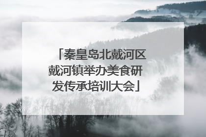 秦皇岛北戴河区戴河镇举办美食研发传承培训大会