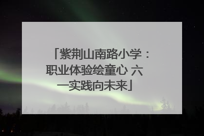 紫荆山南路小学：职业体验绘童心 六一实践向未来