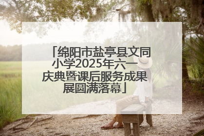 绵阳市盐亭县文同小学2025年六一庆典暨课后服务成果展圆满落幕