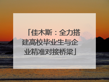 佳木斯：全力搭建高校毕业生与企业精准对接桥梁