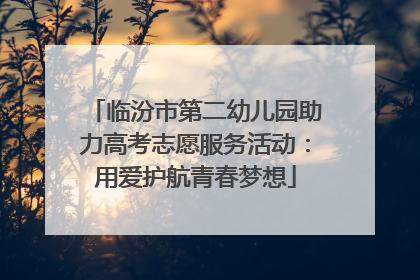 临汾市第二幼儿园助力高考志愿服务活动：用爱护航青春梦想