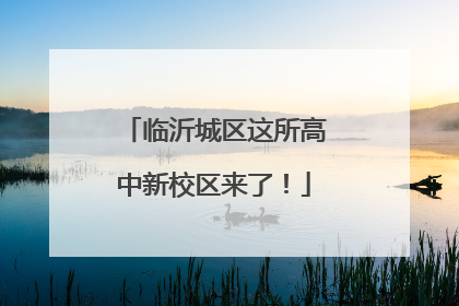 临沂城区这所高中新校区来了！