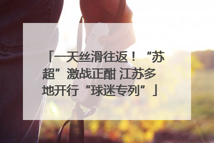 一天丝滑往返！“苏超”激战正酣 江苏多地开行“球迷专列”
