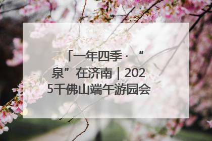 一年四季 · “泉”在济南｜2025千佛山端午游园会邀您共享亲子时光