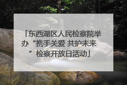 东西湖区人民检察院举办“携手关爱 共护未来”检察开放日活动