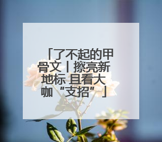 了不起的甲骨文丨擦亮新地标 且看大咖“支招”
