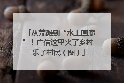 从荒滩到“水上画廊”！广信这里火了乡村 乐了村民（图）