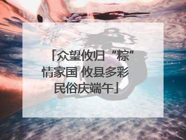 众望攸归“粽”情家国 攸县多彩民俗庆端午