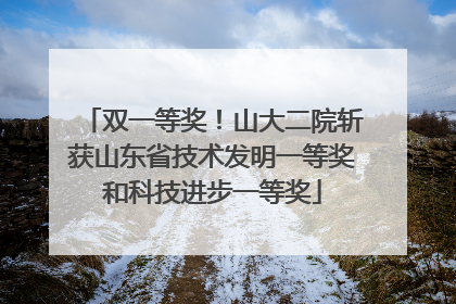 双一等奖！山大二院斩获山东省技术发明一等奖和科技进步一等奖