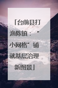 台前县打渔陈镇：“小网格”铺就基层治理新图景