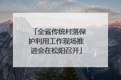 全省传统村落保护利用工作现场推进会在松阳召开