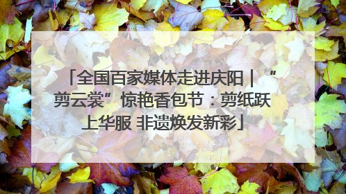 全国百家媒体走进庆阳｜“剪云裳”惊艳香包节：剪纸跃上华服 非遗焕发新彩