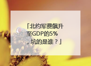 北约军费飙升至GDP的5%，坑的是谁？
