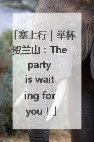 塞上行｜举杯贺兰山：The party is waiting for you！