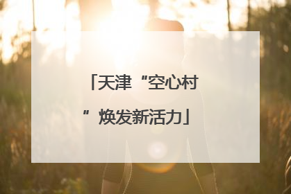 天津“空心村”焕发新活力