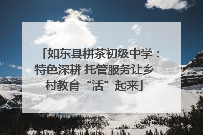 如东县栟茶初级中学：特色深耕 托管服务让乡村教育“活”起来