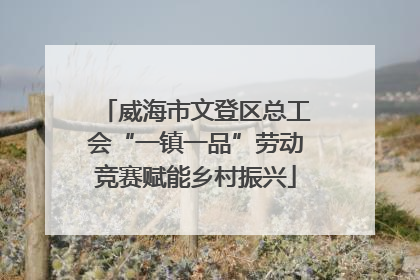 威海市文登区总工会“一镇一品”劳动竞赛赋能乡村振兴