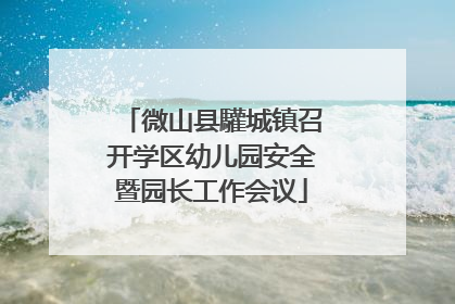 微山县驩城镇召开学区幼儿园安全暨园长工作会议