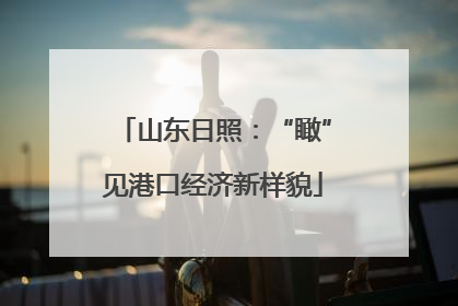 山东日照：“瞰”见港口经济新样貌