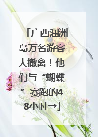 广西涠洲岛万名游客大撤离！他们与“蝴蝶”赛跑的48小时→