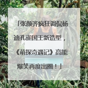 张颜齐疯狂调侃杨迪孔雀国王新造型，《萌探奇遇记》高能爆笑再度出圈！