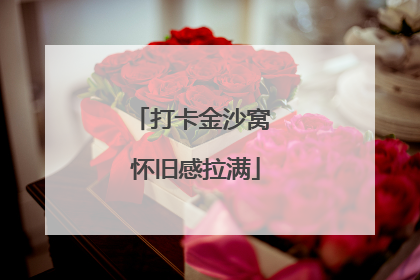 打卡金沙窝 怀旧感拉满