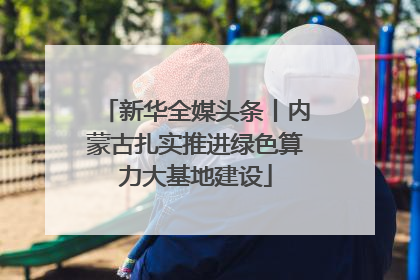 新华全媒头条丨内蒙古扎实推进绿色算力大基地建设