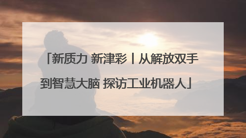 新质力 新津彩丨从解放双手到智慧大脑 探访工业机器人