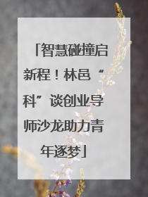 智慧碰撞启新程！林邑“科”谈创业导师沙龙助力青年逐梦