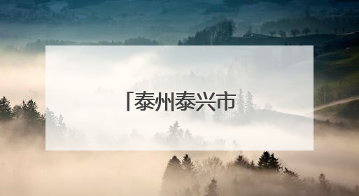 泰州泰兴市市长调整