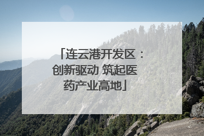 连云港开发区：创新驱动 筑起医药产业高地