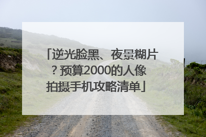 逆光脸黑、夜景糊片？预算2000的人像拍摄手机攻略清单