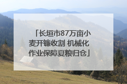 长垣市87万亩小麦开镰收割 机械化作业保障夏粮归仓