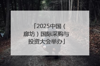 2025中国（廊坊）国际采购与投资大会举办