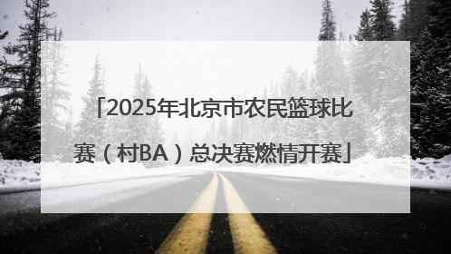 2025年北京市农民篮球比赛（村BA）总决赛燃情开赛